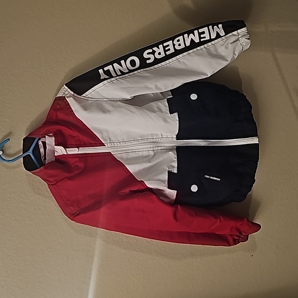 Members Only jacket red/white/blue size 5 - Picture 5 of 7